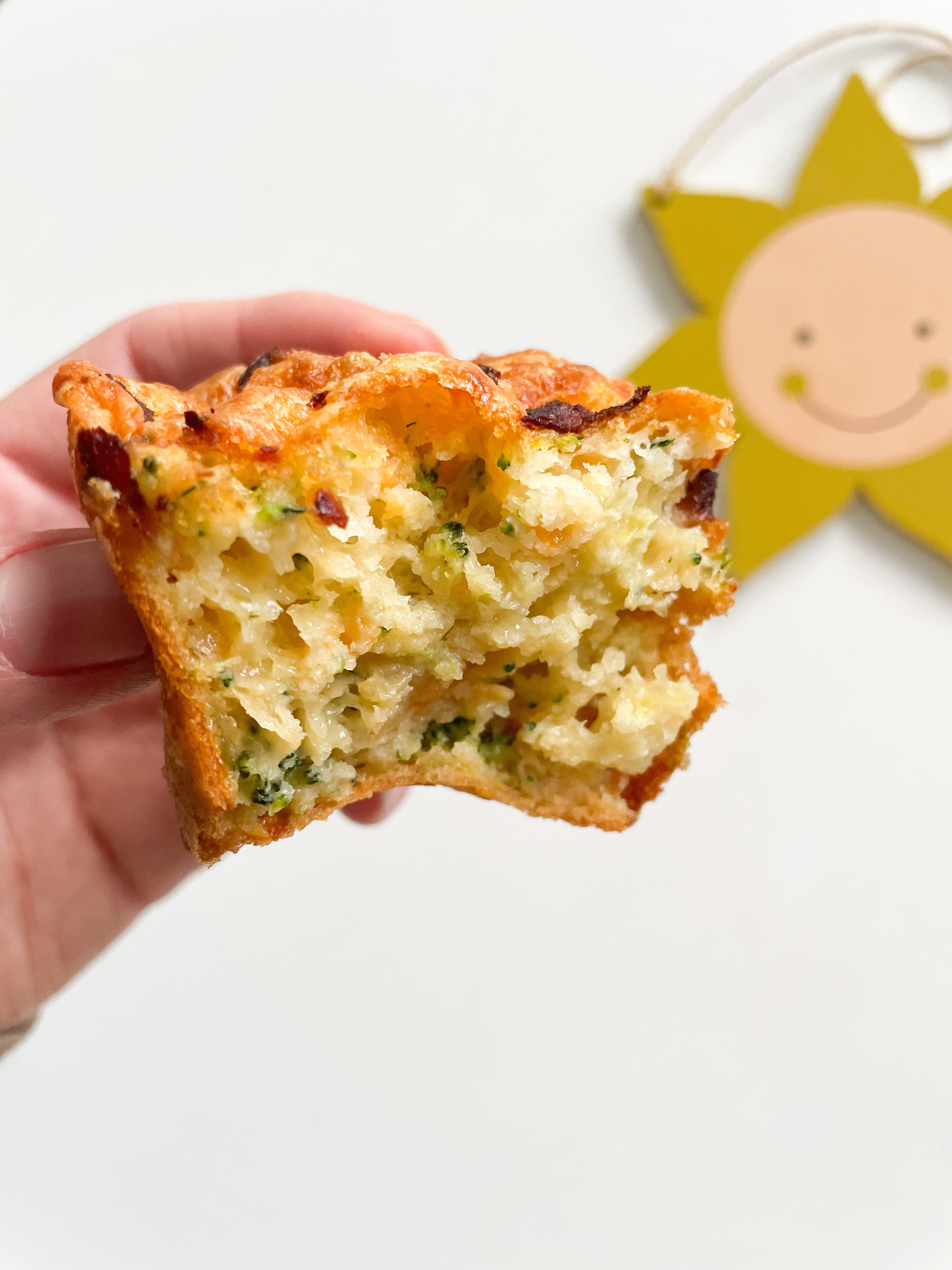 Ostiga grönsaksmuffins
