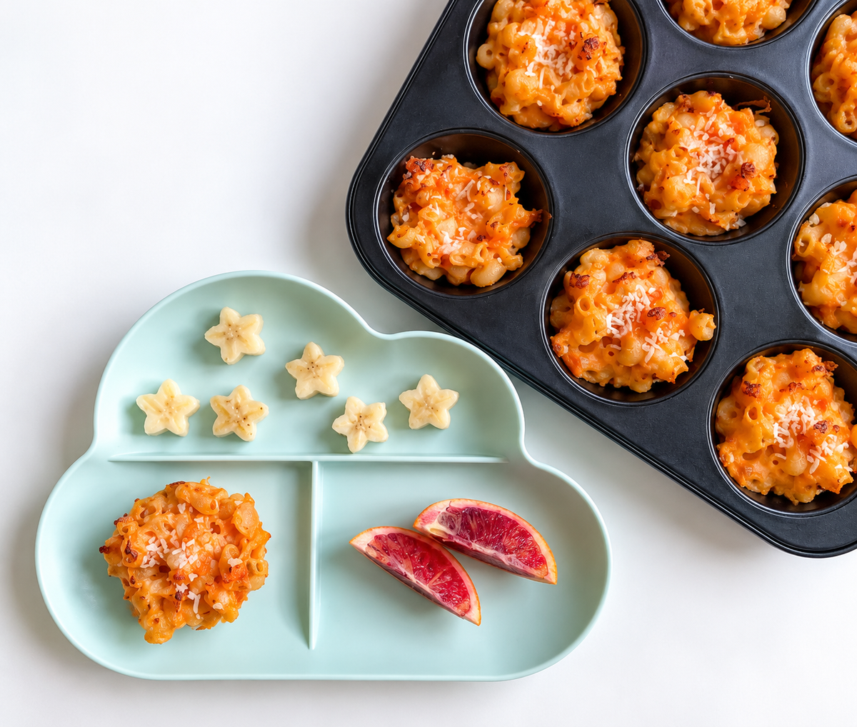 Sweet potato mac & cheese