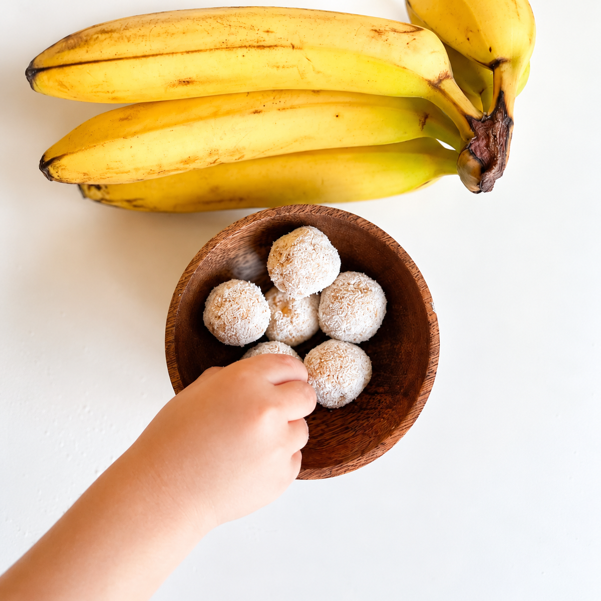 Mumsiga bananbollar